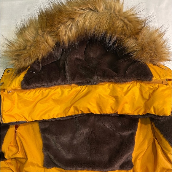 Zara Brown Faux Fur Outerwear - Picture 7 of 12